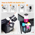 Jeoskarky Compatible for HP 31xl Color HP 32xl Black Ink Bottle for HP Smart - Image 7