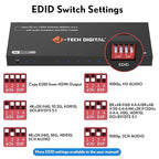 8K HDMI Switch 4 in 1 Out, 8K@60Hz 4K@120Hz 1080P@240Hz - Image 8