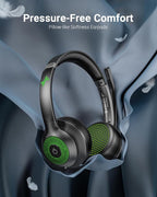 Wireless Headset with AI Noise Cancelling Microphone Bluetooth Headset - Image 4