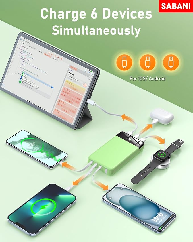SABANI Portable Charger 35000mAh Power Bank - Image 4