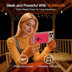 Magnetic Portable Charger, 16800mAh Wireless Power Bank, - Image 2