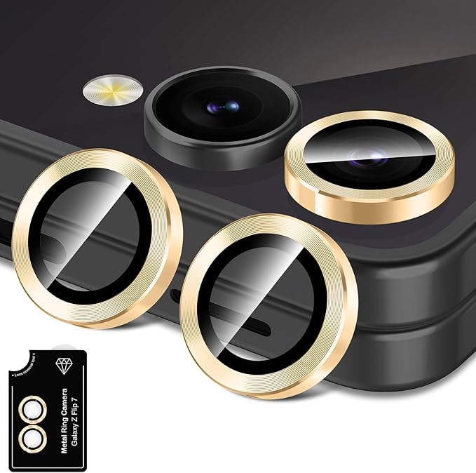 for Samsung Galaxy Z Flip 7 Camera Lens Protector, Individual Metal Ring by Btscase