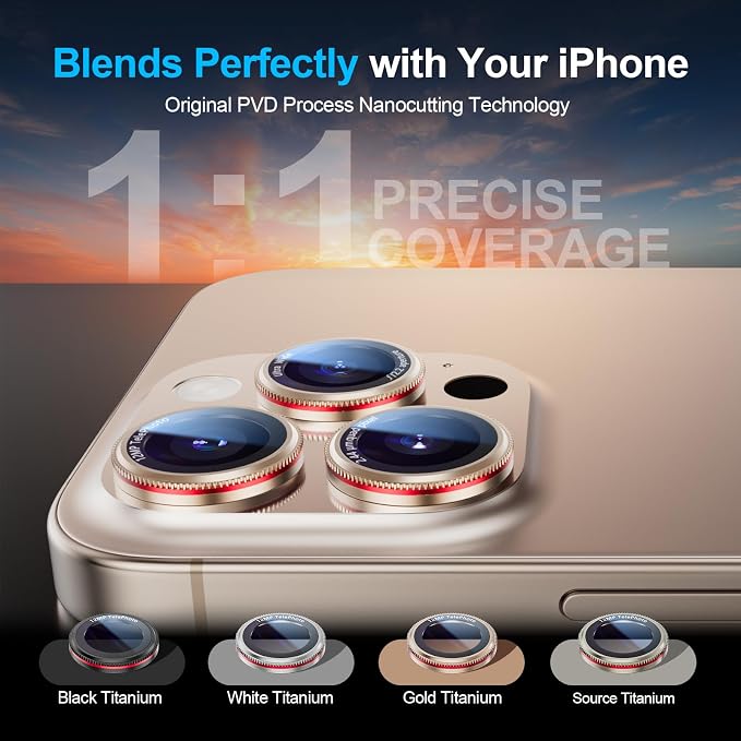 X-it 2 Pack Camera Lens Protector, Shatterproof Anti-Scratch Ultra HD Camera - Image 4