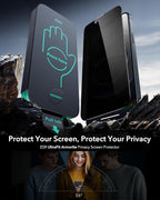 ESR 3 Pack 9H+ Glass for iPhone 16e/ iPhone 14/ iPhone 13/13 Pro Privacy Screen - Image 2