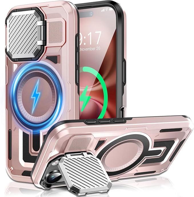 Camera Stand Case for iPhone 16 Plus, 2024 Version Military Grade Protective by Unknown