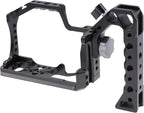 FocusFoto Camera Cage +Top/Side Handle Grip Kit, Aluminium Alloy Video - Image 7