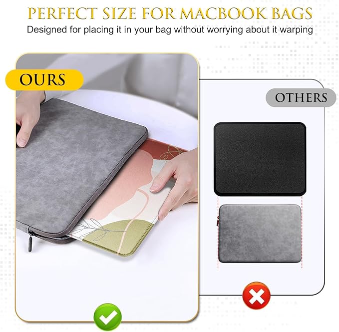 JIKIOU 3 Pack Mouse Pad with Stitched Edge, Comfortable Mouse Pads with - Image 6