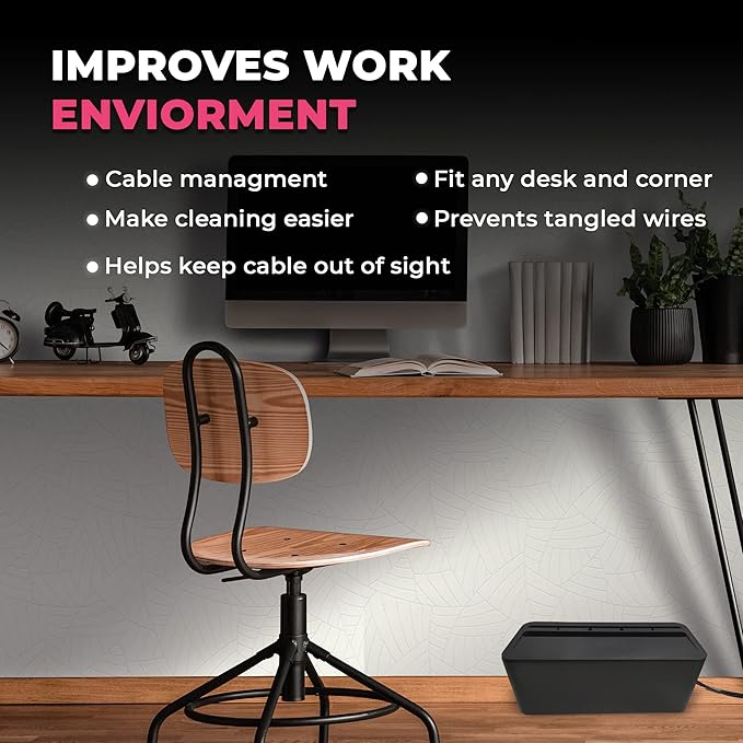 Cable Management Box Cord Organizer - Image 3