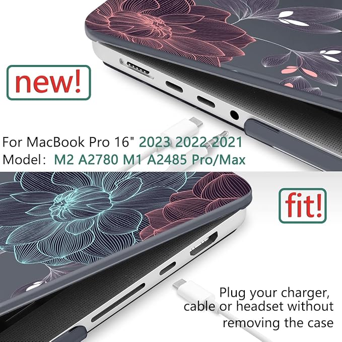 DONGKE for M4 MacBook Pro 16 Inch Case 2024 2023 2021 A3403 A3186 M3 A2991 M2 - Image 2
