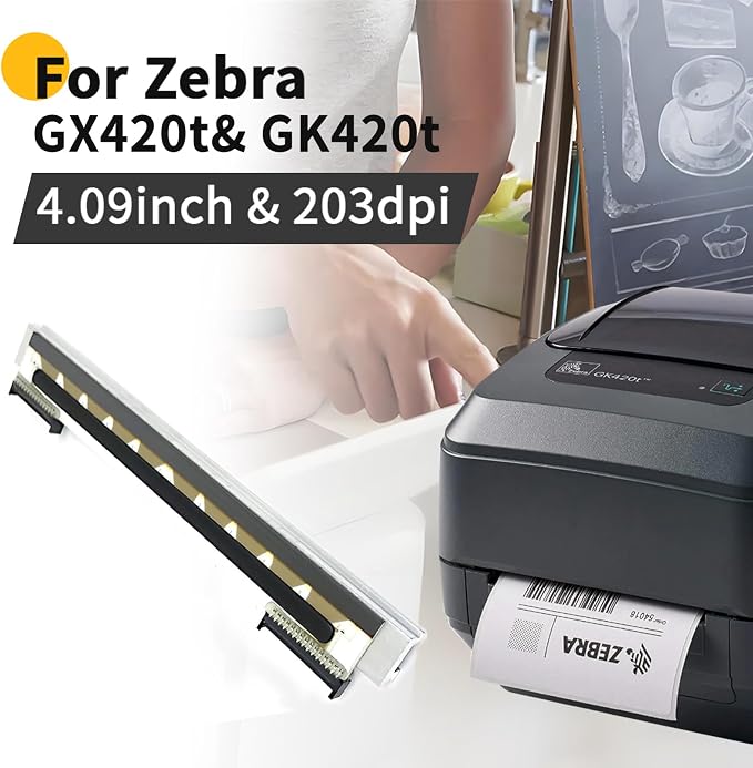 105934-038 New Printhead for Zebra GX420T GK420T Thermal Desktop Printer 203dpi - Image 3