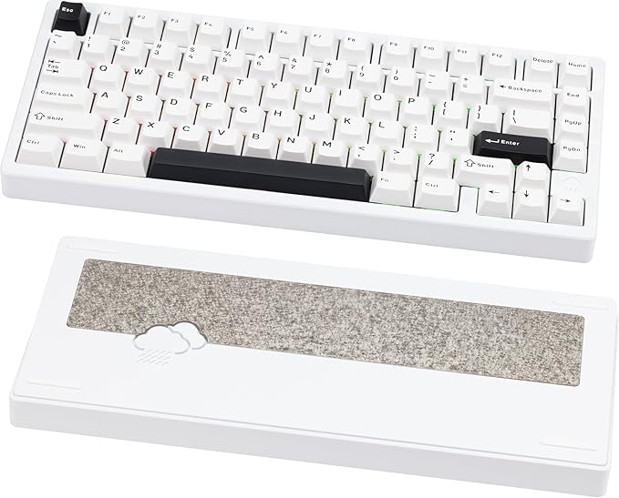 KEEBMONKEY WOBKEY Rainy 75 CNC Aluminum HMX/JWK/Cocoa Switches Triple-Mode by KEEBMONKEY