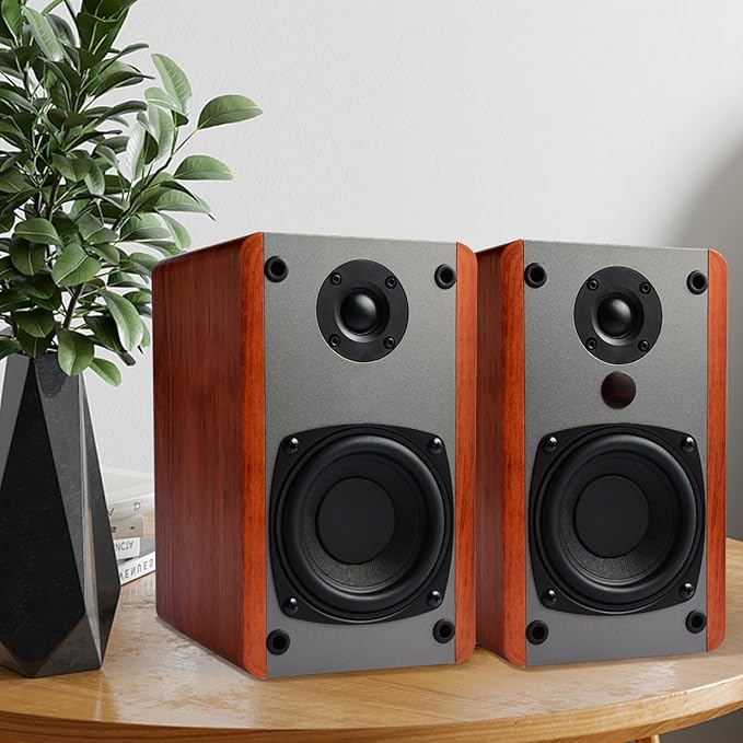 SINGING WOOD BT25 Bluetooth Active Bookshelf Speakers for - Image 2