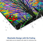 Spring Life Tree Custom Design Square Waterproof Non-Slip Rubber Base Mouse Pad - Image 5
