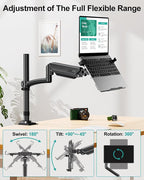 MOUNT PRO Laptop Arm Desk Mount, Single Monitor Stand - Image 5