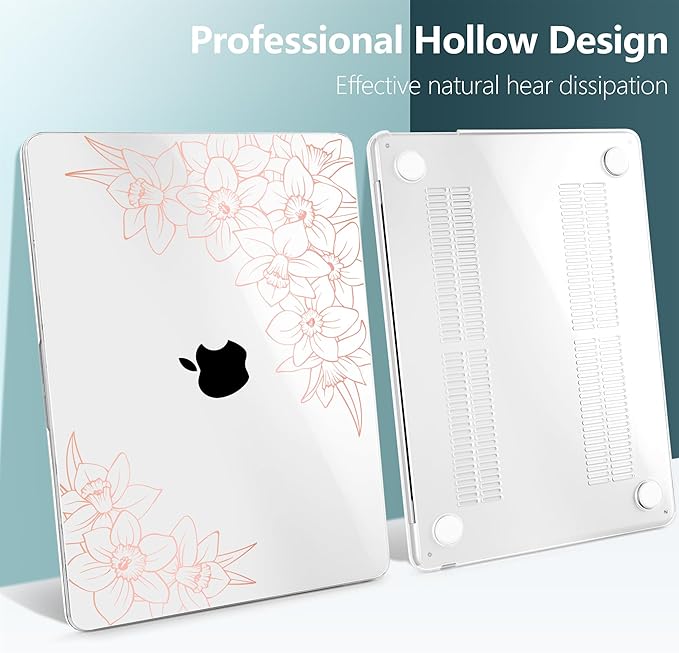 TWOLSKOO Compatible with M4 MacBook Air 13.6 inch Case 2025-2022 Release M4 - Image 5