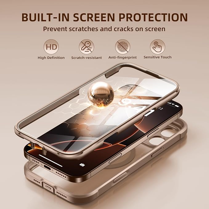 BERFY Magnetic for iPhone 16 Pro Max Case, Compatible - Image 3