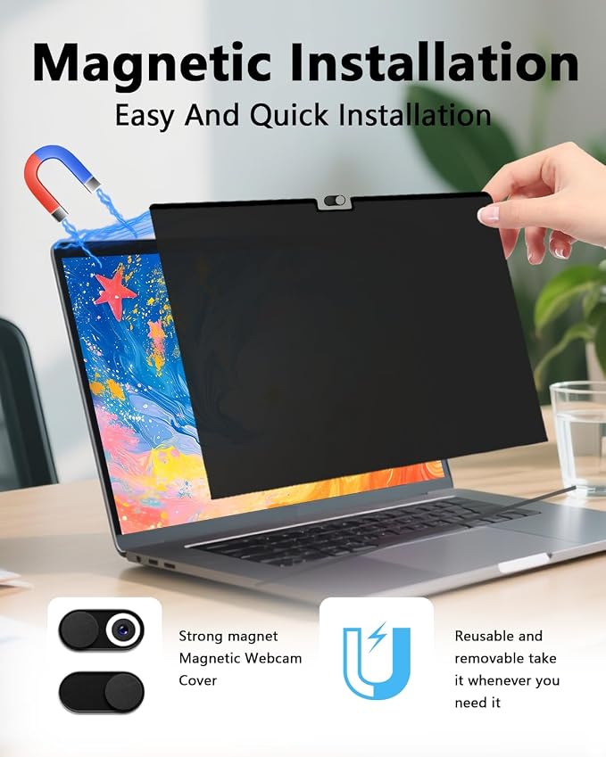 Magnetic Privacy Screen Protector - Image 4