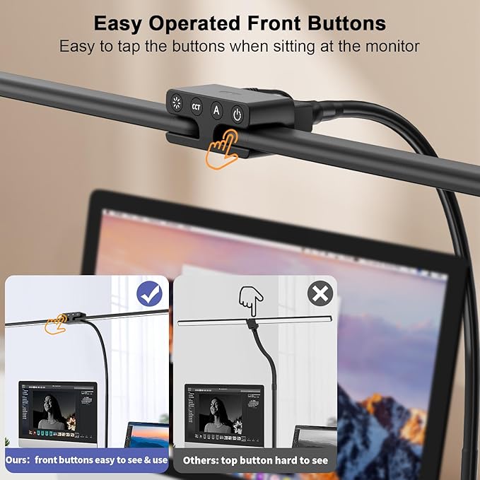 EppieBasic Desk Lamp, 24W Led Desk Lamps - Image 3