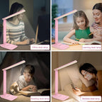 White crown LED Desk Lamp Dimmable Table Lamp Reading Lamp - Image 6