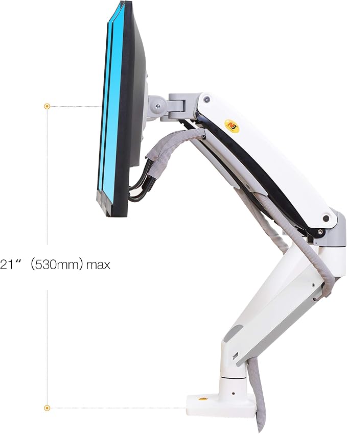 NB North Bayou Dual Monitor Desk Mount Stand Full Motion Swivel Computer - Image 6
