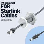 2Pcs RV Cable Passthrough for Starlink mini, RV Cable Grommet Compatible - Image 2