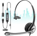 Wantek Computer Headset with Microphone by Wantek