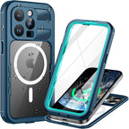 Lanhiem Magnetic for iPhone 15 Pro Case, IP68 Waterproof Dustproof Case by LanhiemHome