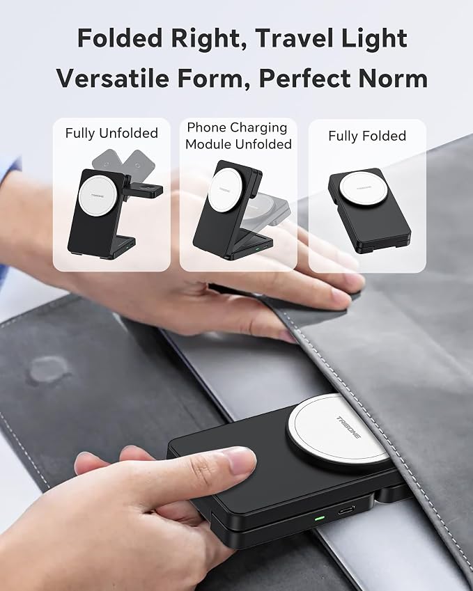 3 in 1 Charging Station for iPhone 16/15/14/13/12 Series, Wireless Charger for - Image 4