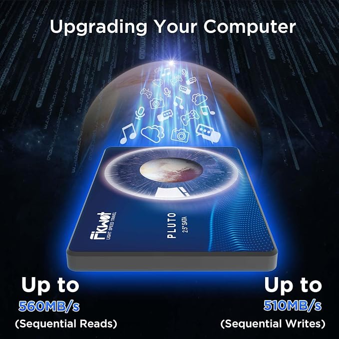 FX815 256GB SSD, 2.5" SATA SSD, Internal Solid State Drive, 3D NAND SLC Cashe - Image 2