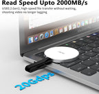 P10 Magnetic PSSD 2TB，for iPhone MagSafe Portable SSD, Upto 2000MB/s-Type-C - Image 6