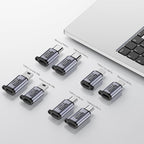 USB C/Lightning to Micro USB Adapter, Type C to Lightning Converter, USB C to - Image 2