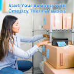 4x6 Thermal Labels, 1 Packs of 500 4x6 Fold Labels Blue - Image 6