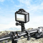 PULUZ Bike Motorcycle Handlebar Mount, 360 Degree Rotation Aluminum Bicycle - Image 2