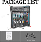 Audio Mixer, 6 Channel Board Mixer - Image 9