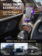 Wireless Car Charger, 15W Fast Charging Auto Clamping Car Charger Cell Phone - Image 4