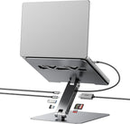 BENFEI Laptop Stand with USB C 7in1 Docking Station, HDMI 4K@60Hz, 1*SD 1*Micro by BENFEI