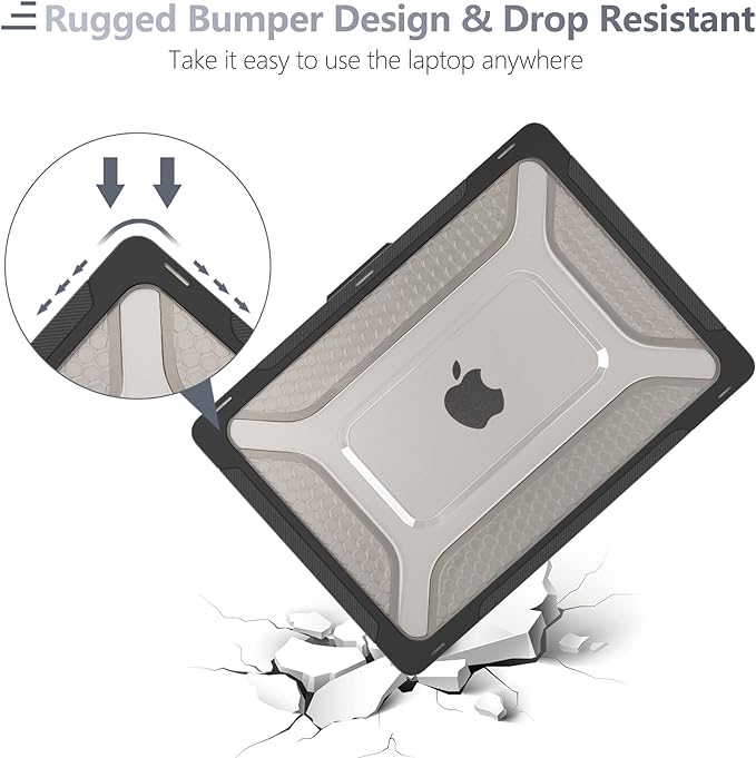 Batianda Case for New MacBook Air 13.6 inch 2025 M4 Chip 2024 2022 Release - Image 5