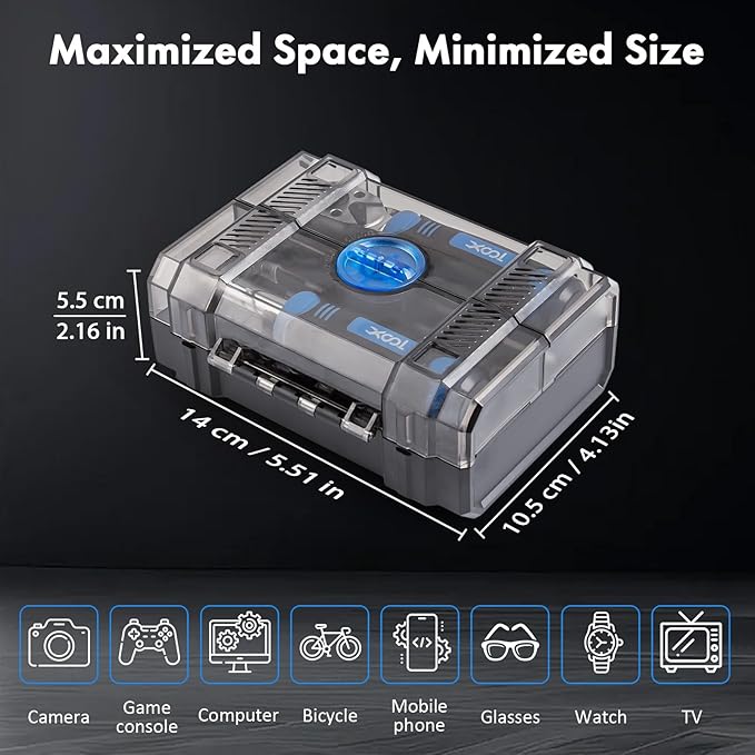 XOOL 78PCS Ratchet Screwdriver Set, Precision Bits, 1/4" Sockets, Magnetic Tools - Image 7