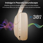 TOZO HT2 Hybrid Active Noise Cancelling Headphones, Wireless Over Ear Bluetooth - Image 3