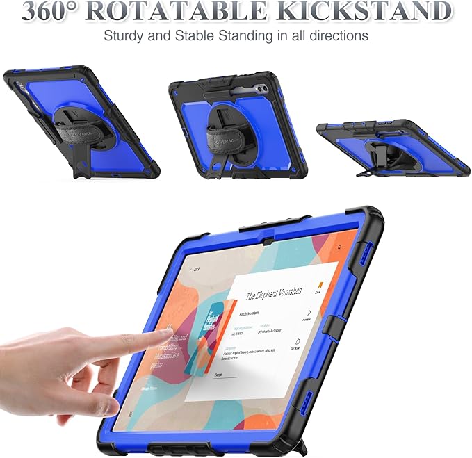 SEYMAC stock Case for Samsung Galaxy Tab S10 Ultra / S9 Ultra Tablet Case 14.6'' - Image 4