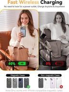 Magnetic Portable Charger, 10000mAh Wireless Power Bank - Image 3