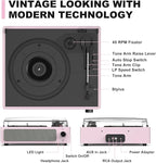 Vinyl Record Player with Speakers Turntable - Image 8