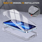 Miracase Glass Case for iPhone 13 Pro Max 6.7 inch, Upgrade Full-Body Clear - Image 3