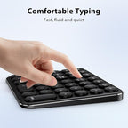 iClever Bluetooth Number Pad, Portable Wireless Number Pad, Aluminum - Image 5