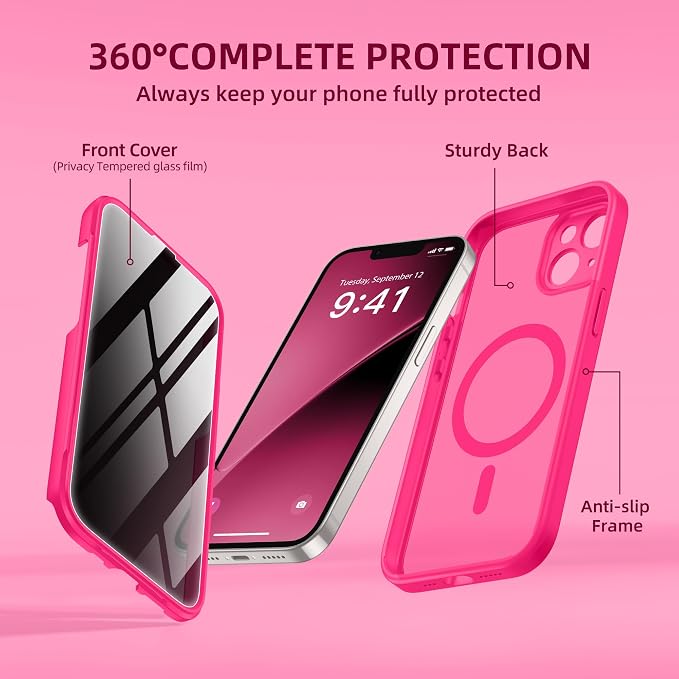 BERFY Magnetic for iPhone 14 Case, Compatible - Image 8