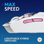 Logitech G309 Lightspeed Wireless Gaming Mouse, Lightweight, LIGHTFORCE Switches - Image 4