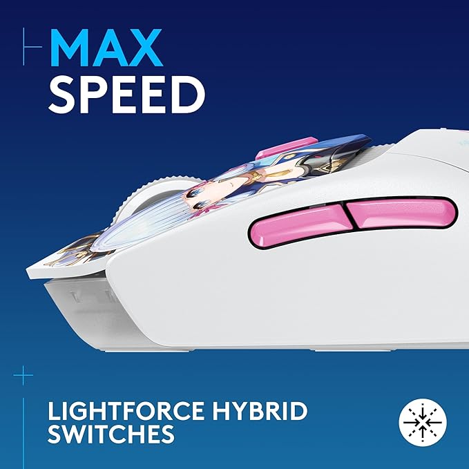 Logitech G309 Lightspeed Wireless Gaming Mouse, Lightweight, LIGHTFORCE Switches - Image 4