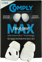 Comply TrueGrip MAX | Premium Memory Foam Replacement Earbud Tips by ComplyFoam