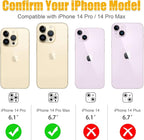 AGVEE 3+3 6 Pack for iPhone 14 Pro 6.1" / 14 Pro Max 6.7" Camera Lens Protector - Image 2