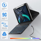 OYEEICE Keyboard Case for iPad 9th Generation- Detachable Wireless Backlit - Image 5